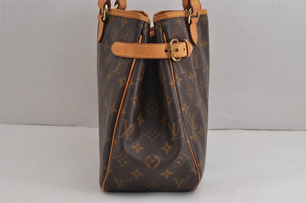 Authentic Louis Vuitton Monogram Batignolles Horizontal Tote Bag M51154 LV 5158J