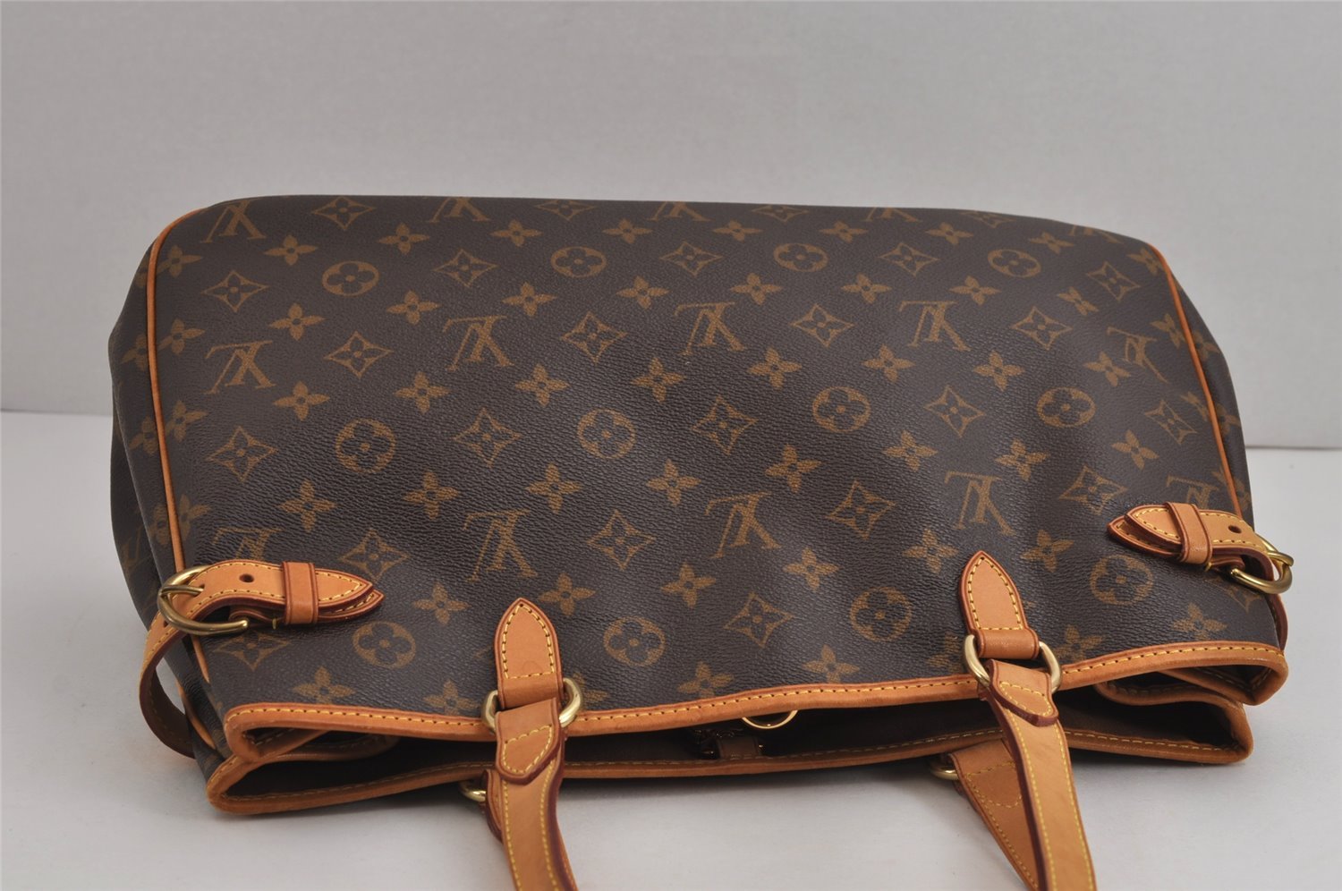 Authentic Louis Vuitton Monogram Batignolles Horizontal Tote Bag M51154 LV 5158J