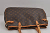 Authentic Louis Vuitton Monogram Batignolles Horizontal Tote Bag M51154 LV 5158J