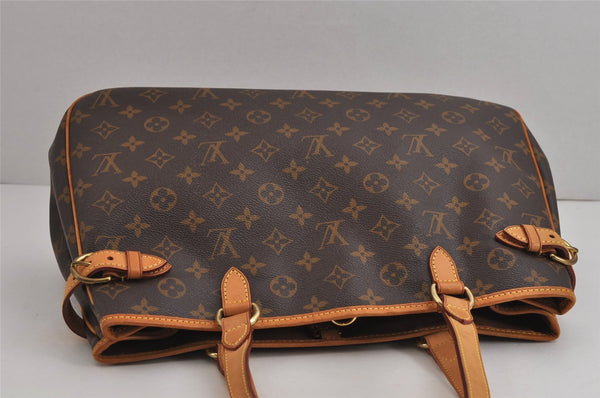 Authentic Louis Vuitton Monogram Batignolles Horizontal Tote Bag M51154 LV 5158J