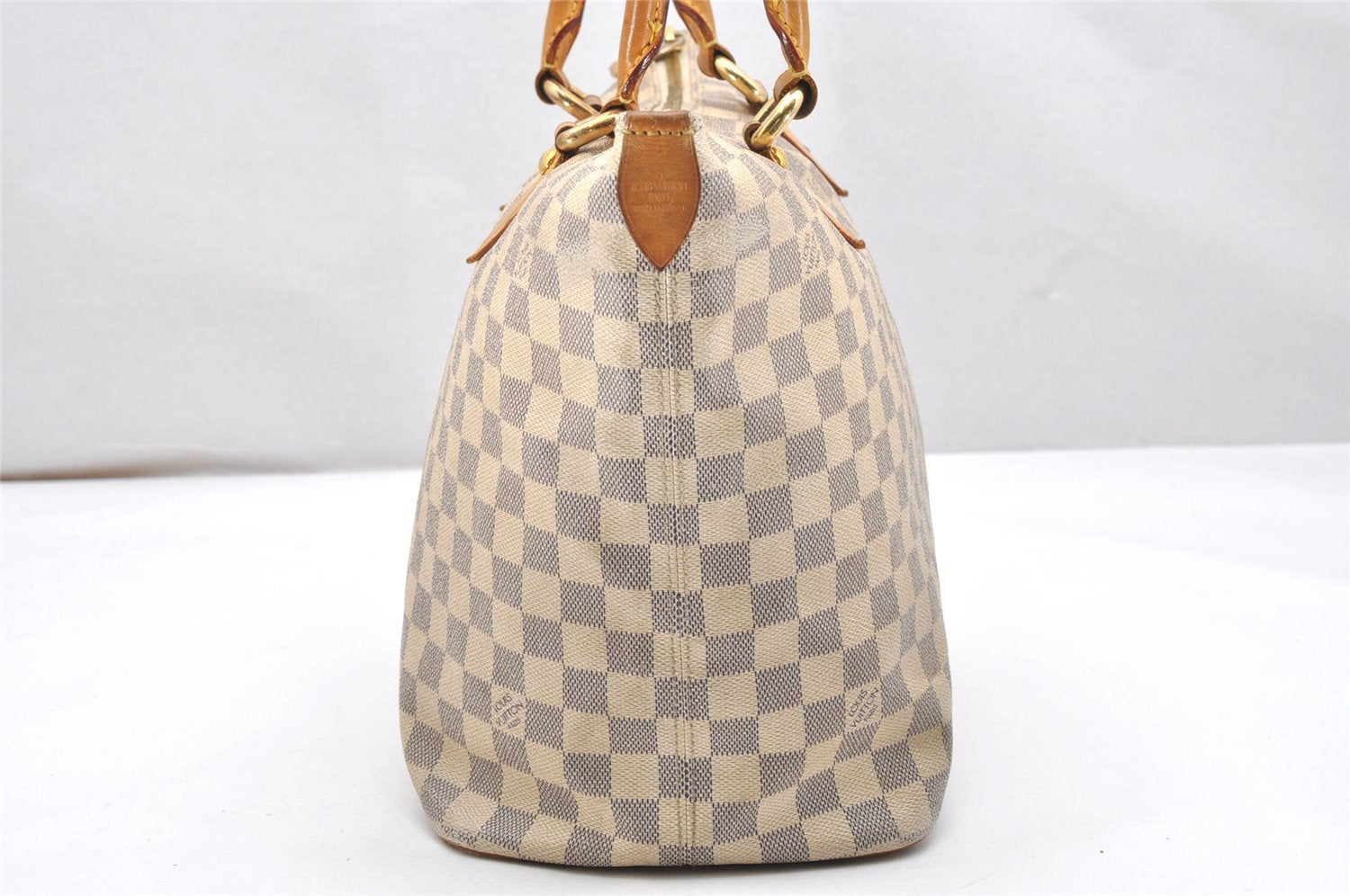 Authentic Louis Vuitton Damier Azur Saleya MM Shoulder Tote Bag N51185 LV 5158K