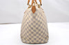 Authentic Louis Vuitton Damier Azur Saleya MM Shoulder Tote Bag N51185 LV 5158K