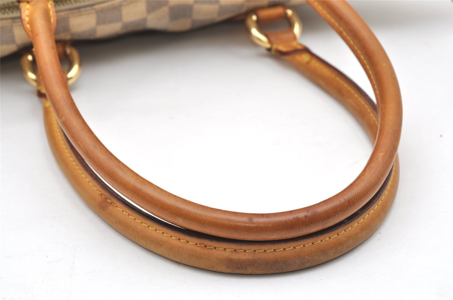 Authentic Louis Vuitton Damier Azur Saleya MM Shoulder Tote Bag N51185 LV 5158K