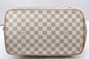 Authentic Louis Vuitton Damier Azur Saleya MM Shoulder Tote Bag N51185 LV 5158K