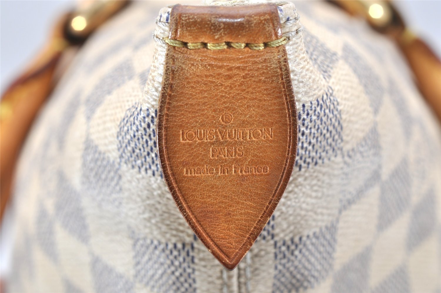 Authentic Louis Vuitton Damier Azur Saleya MM Shoulder Tote Bag N51185 LV 5158K