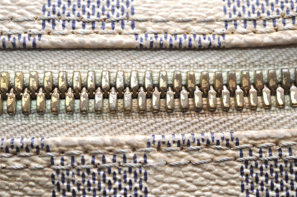 Authentic Louis Vuitton Damier Azur Saleya MM Shoulder Tote Bag N51185 LV 5158K