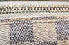 Authentic Louis Vuitton Damier Azur Saleya MM Shoulder Tote Bag N51185 LV 5158K