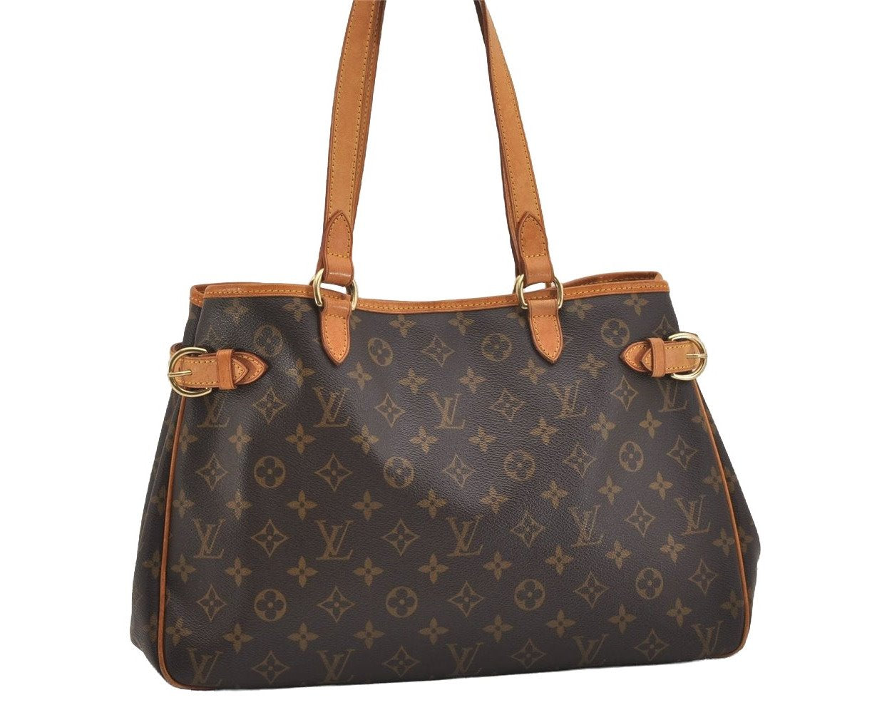 Authentic Louis Vuitton Monogram Batignolles Horizontal Tote Bag M51154 LV 5159J