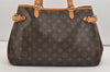 Authentic Louis Vuitton Monogram Batignolles Horizontal Tote Bag M51154 LV 5159J