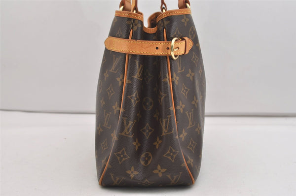 Authentic Louis Vuitton Monogram Batignolles Horizontal Tote Bag M51154 LV 5159J