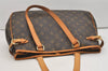 Authentic Louis Vuitton Monogram Batignolles Horizontal Tote Bag M51154 LV 5159J