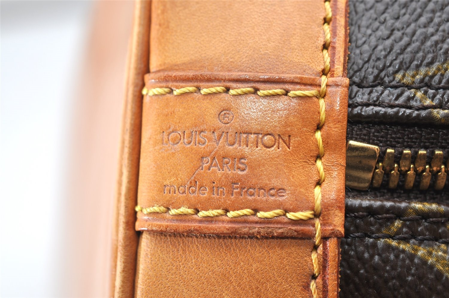 Authentic Louis Vuitton Monogram Alma Hand Bag Purse M51130 LV 5159K