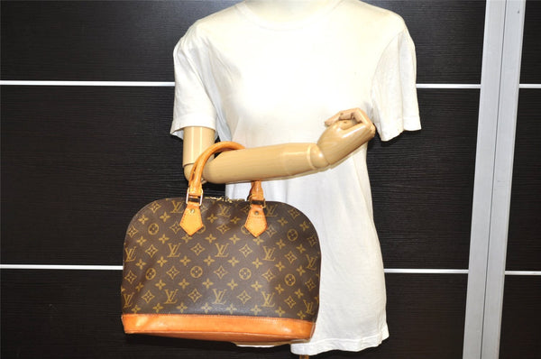 Authentic Louis Vuitton Monogram Alma Hand Bag Purse M51130 LV 5159K