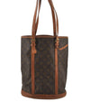 Authentic Louis Vuitton Monogram Bucket GM Shoulder Tote Bag M42236 Junk 5160J