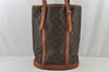 Authentic Louis Vuitton Monogram Bucket GM Shoulder Tote Bag M42236 Junk 5160J