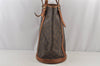 Authentic Louis Vuitton Monogram Bucket GM Shoulder Tote Bag M42236 Junk 5160J