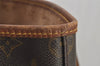 Authentic Louis Vuitton Monogram Bucket GM Shoulder Tote Bag M42236 Junk 5160J