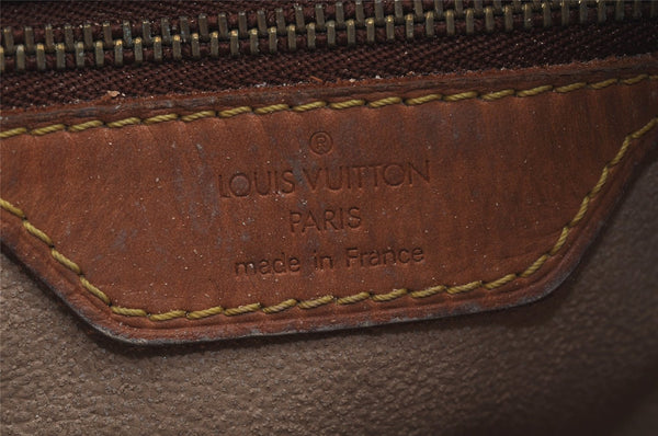 Authentic Louis Vuitton Monogram Bucket GM Shoulder Tote Bag M42236 Junk 5160J