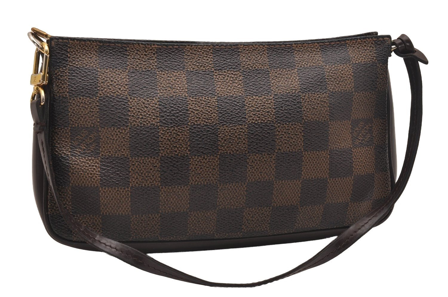 Authentic Louis Vuitton Damier Navona Hand Bag Pouch Purse N51983 LV 5161J