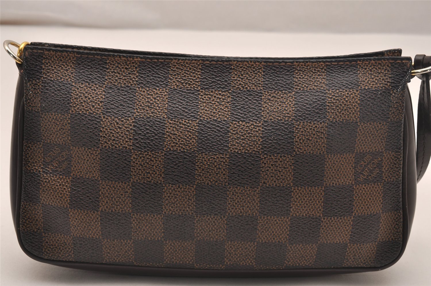 Authentic Louis Vuitton Damier Navona Hand Bag Pouch Purse N51983 LV 5161J