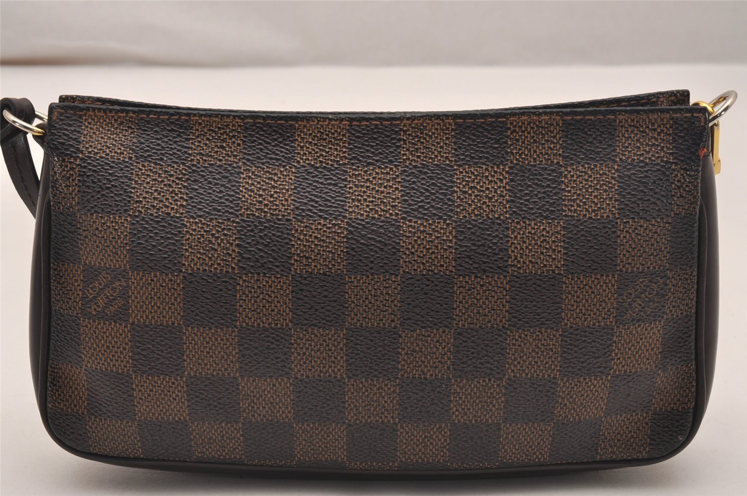 Authentic Louis Vuitton Damier Navona Hand Bag Pouch Purse N51983 LV 5161J