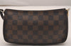 Authentic Louis Vuitton Damier Navona Hand Bag Pouch Purse N51983 LV 5161J