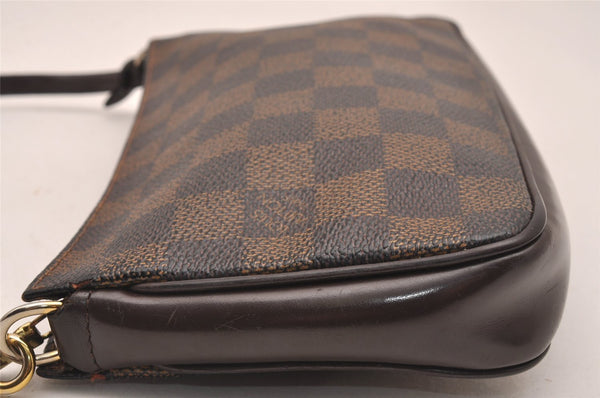 Authentic Louis Vuitton Damier Navona Hand Bag Pouch Purse N51983 LV 5161J