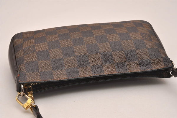 Authentic Louis Vuitton Damier Navona Hand Bag Pouch Purse N51983 LV 5161J