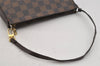 Authentic Louis Vuitton Damier Navona Hand Bag Pouch Purse N51983 LV 5161J
