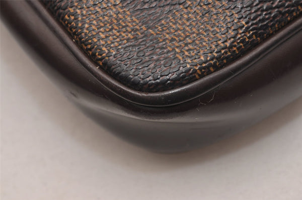 Authentic Louis Vuitton Damier Navona Hand Bag Pouch Purse N51983 LV 5161J