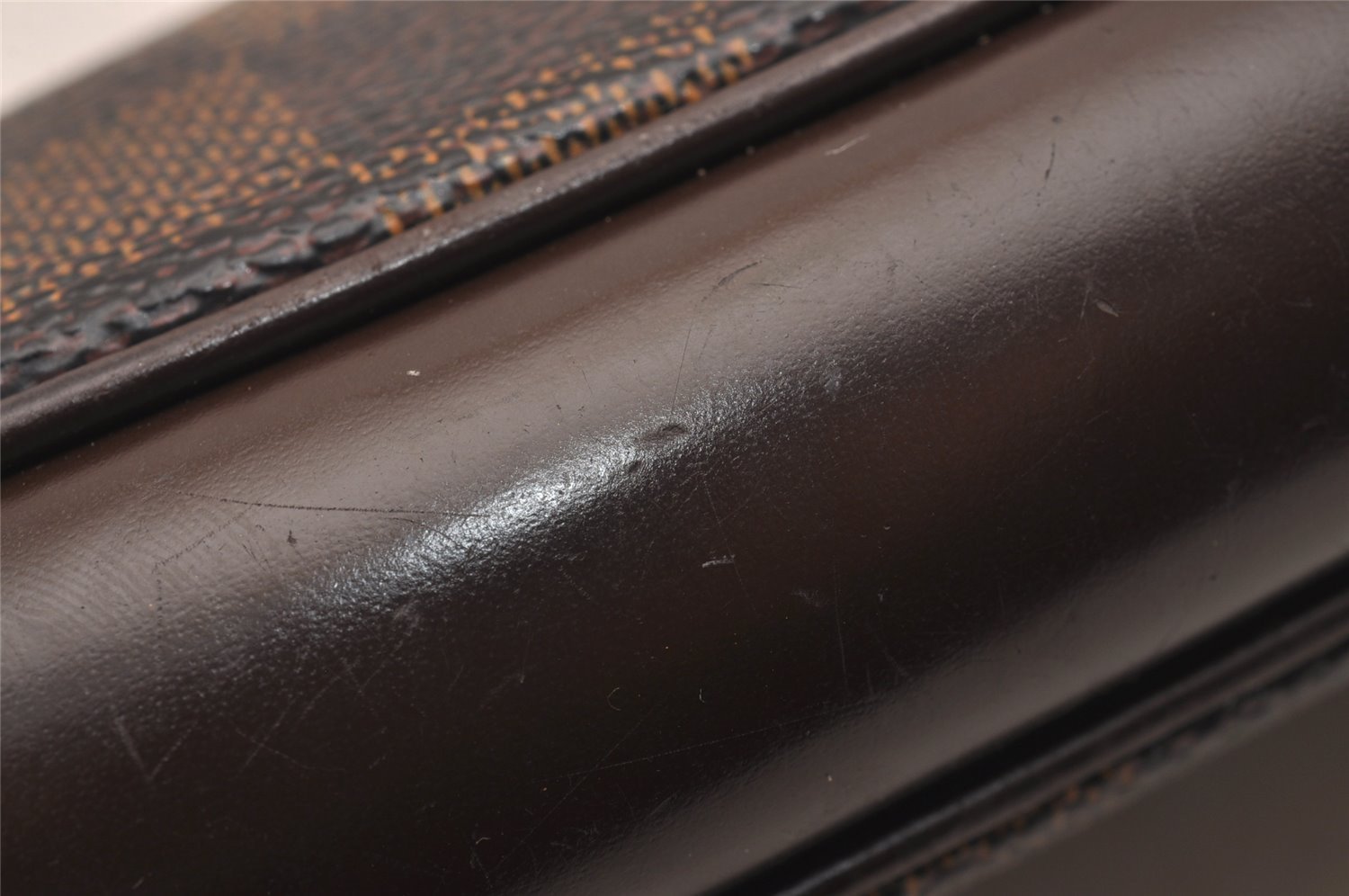 Authentic Louis Vuitton Damier Navona Hand Bag Pouch Purse N51983 LV 5161J