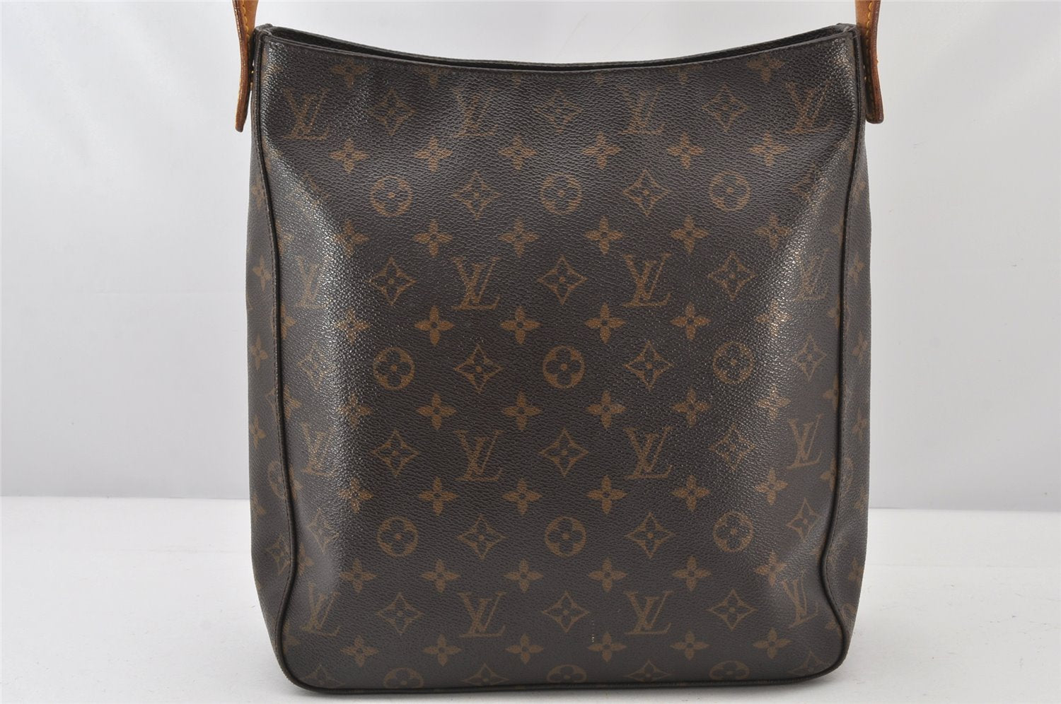 Authentic Louis Vuitton Monogram Looping GM Shoulder Bag M51145 LV 5162K