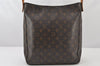 Authentic Louis Vuitton Monogram Looping GM Shoulder Bag M51145 LV 5162K