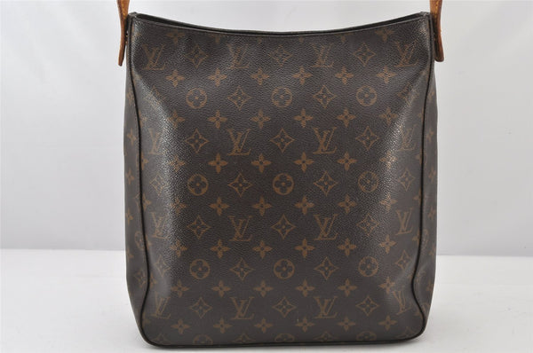 Authentic Louis Vuitton Monogram Looping GM Shoulder Bag M51145 LV 5162K