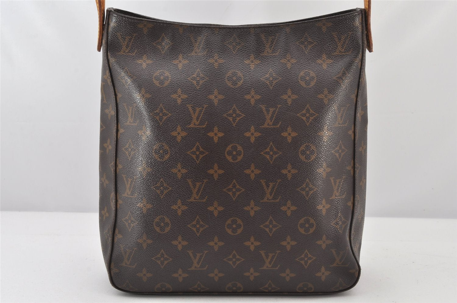Authentic Louis Vuitton Monogram Looping GM Shoulder Bag M51145 LV 5162K
