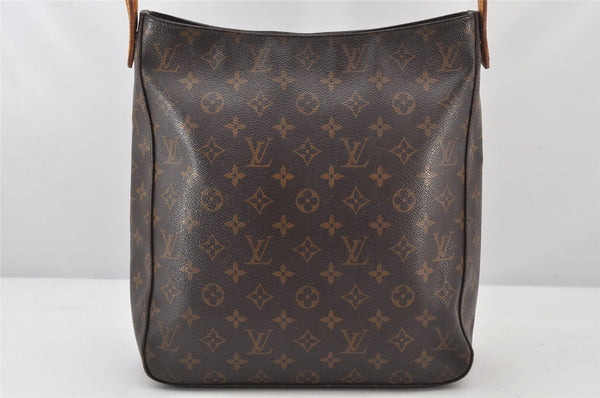 Authentic Louis Vuitton Monogram Looping GM Shoulder Bag M51145 LV 5162K