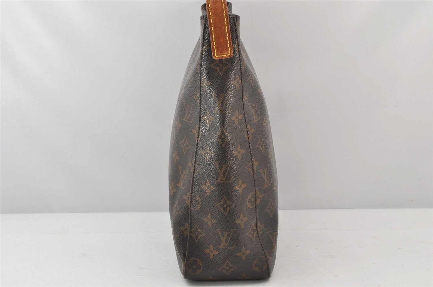Authentic Louis Vuitton Monogram Looping GM Shoulder Bag M51145 LV 5162K