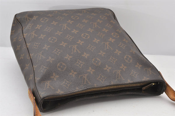 Authentic Louis Vuitton Monogram Looping GM Shoulder Bag M51145 LV 5162K
