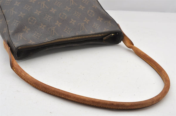 Authentic Louis Vuitton Monogram Looping GM Shoulder Bag M51145 LV 5162K
