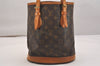 Authentic Louis Vuitton Monogram Bucket PM Shoulder Tote Bag M42238 LV 5163J