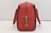 Authentic PRADA Vintage Leather Nappa Shoulder Hand Bag Purse Red 5164J