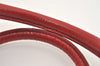 Authentic PRADA Vintage Leather Nappa Shoulder Hand Bag Purse Red 5164J