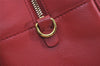 Authentic PRADA Vintage Leather Nappa Shoulder Hand Bag Purse Red 5164J