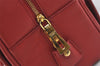 Authentic PRADA Vintage Leather Nappa Shoulder Hand Bag Purse Red 5164J