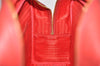 Authentic PRADA Vintage Leather Nappa Shoulder Hand Bag Purse Red 5164J