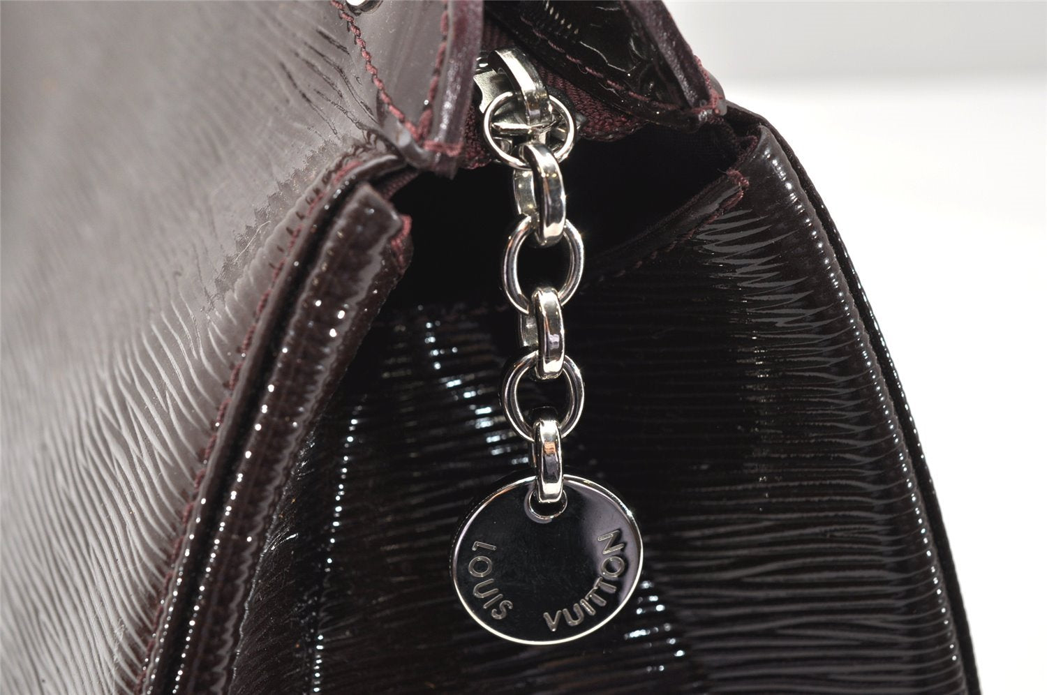 Authentic Louis Vuitton Epi Electric Brea MM 2Way Hand Bag M40485 Wine Red 5164K