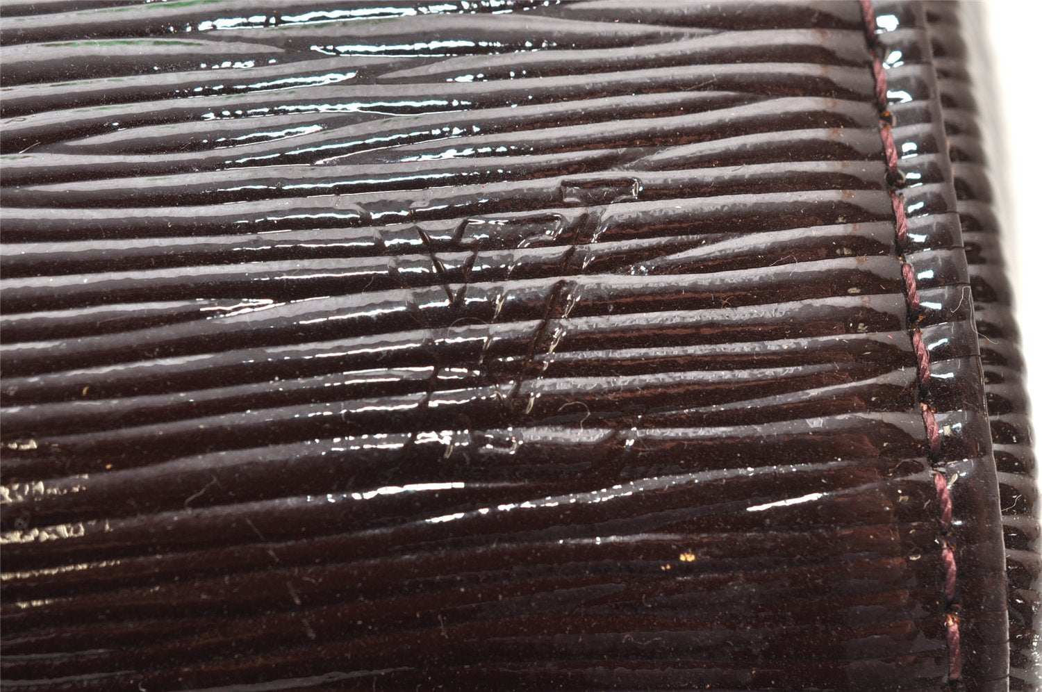 Authentic Louis Vuitton Epi Electric Brea MM 2Way Hand Bag M40485 Wine Red 5164K