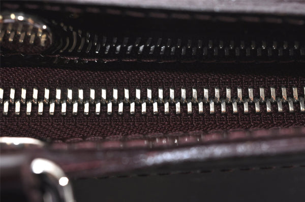 Authentic Louis Vuitton Epi Electric Brea MM 2Way Hand Bag M40485 Wine Red 5164K