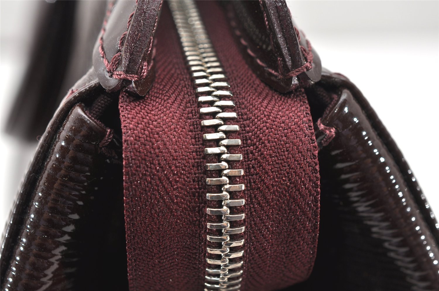 Authentic Louis Vuitton Epi Electric Brea MM 2Way Hand Bag M40485 Wine Red 5164K