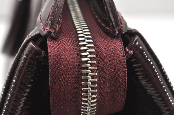 Authentic Louis Vuitton Epi Electric Brea MM 2Way Hand Bag M40485 Wine Red 5164K